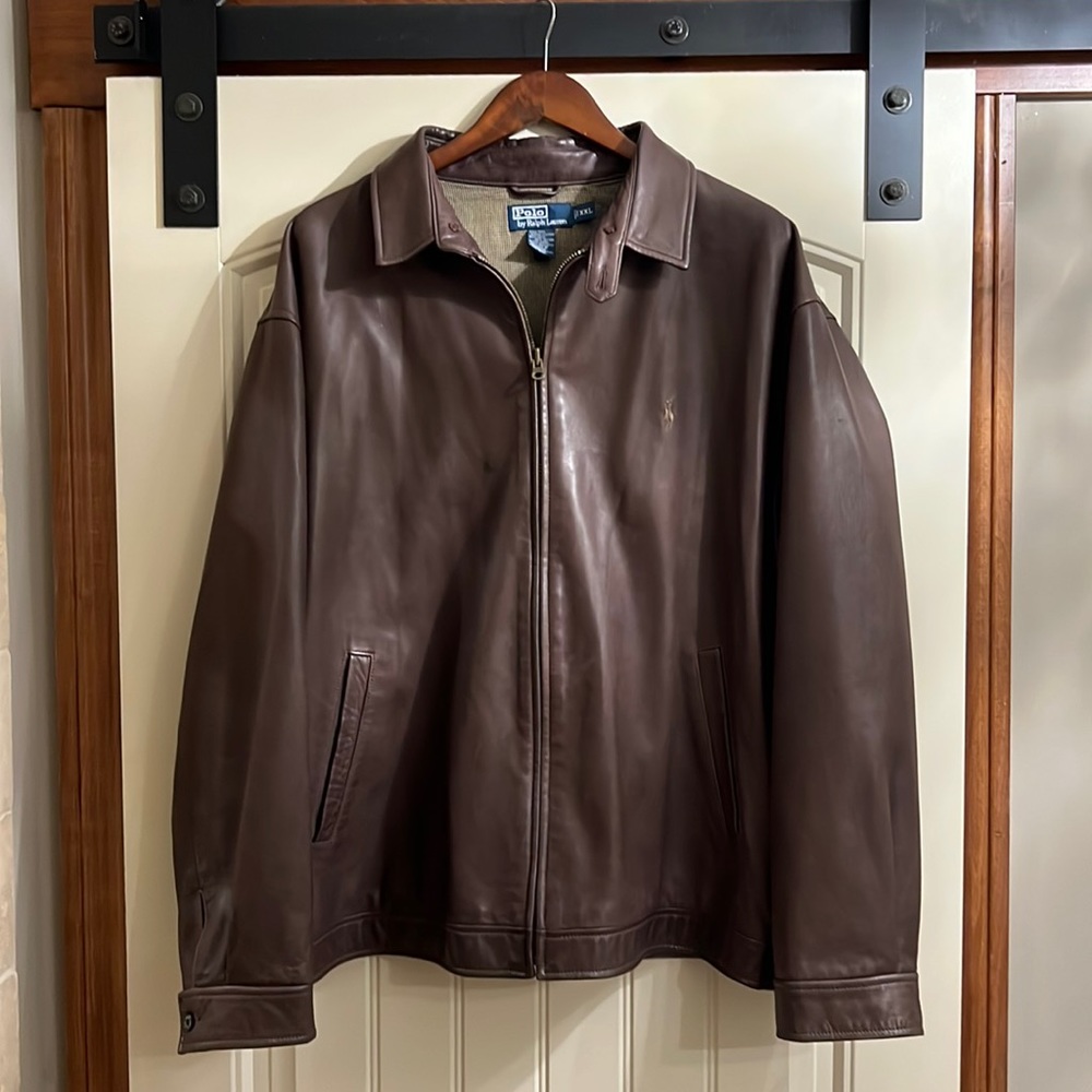 Polo by Ralph Lauren Brown Leather Jacket